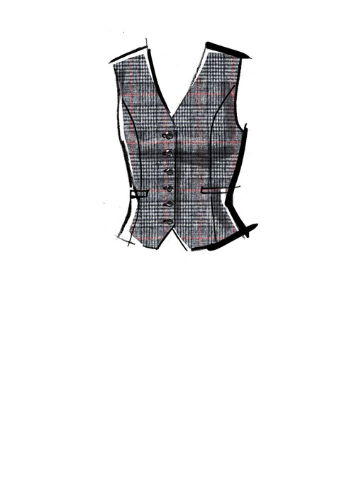 McCall's Sewing Pattern M8350 Blazer and Waistcoat by Melissa Watson from Jaycotts Sewing Supplies