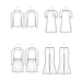 McCall's Sewing Pattern M8353 Girls' Knit Top, Dresses and Pants from Jaycotts Sewing Supplies