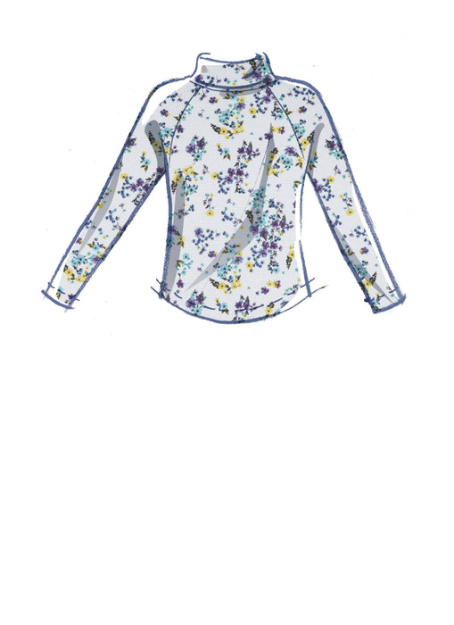 McCall's Sewing Pattern M8353 Girls' Knit Top, Dresses and Pants from Jaycotts Sewing Supplies