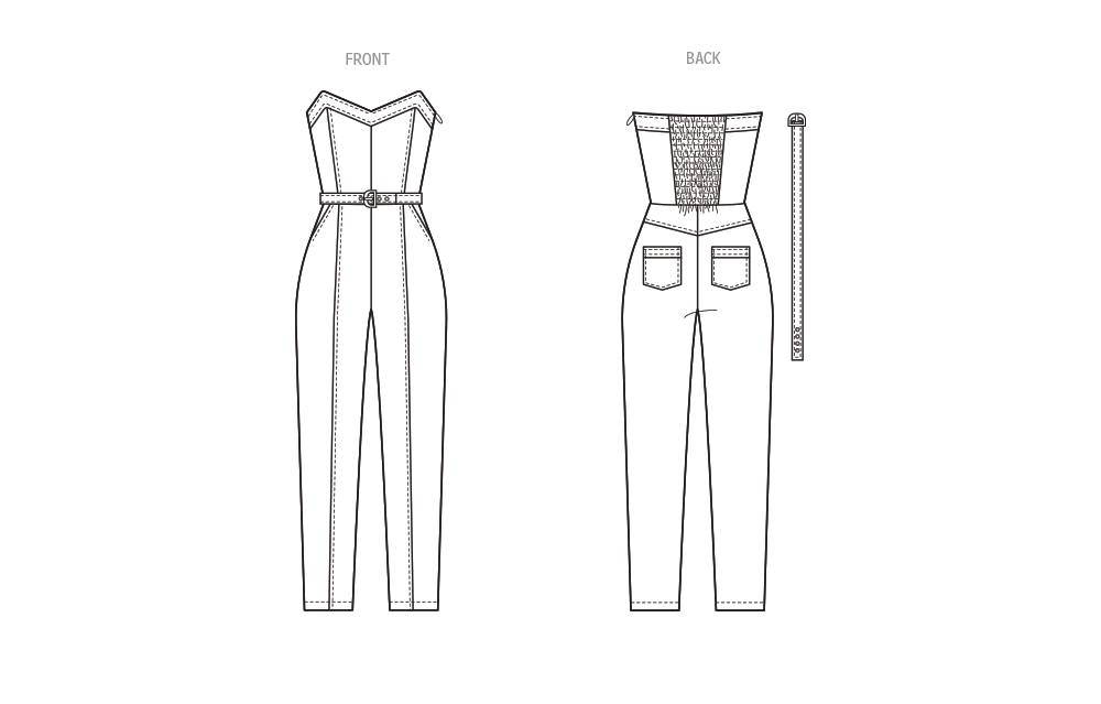 McCall's Sewing Pattern 8360 Misses' Jumpsuit by Brandi Joan from Jaycotts Sewing Supplies