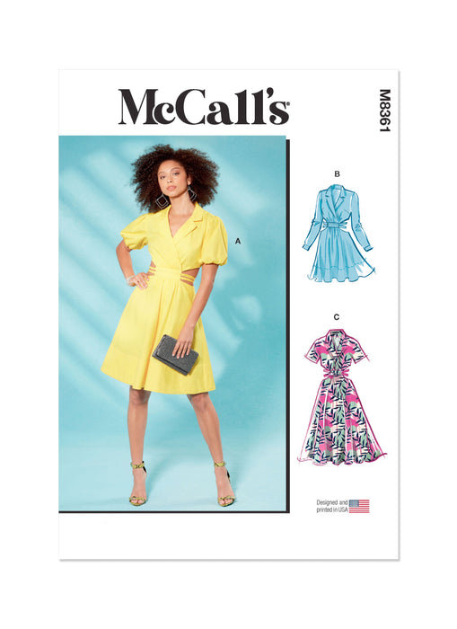 McCall's Sewing Pattern 8361 Misses' Dress from Jaycotts Sewing Supplies