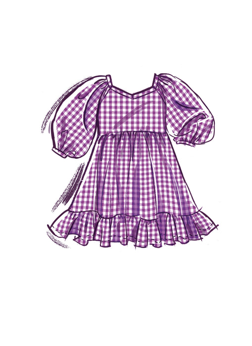 McCall's Sewing Pattern 8372 Toddlers' Dresses from Jaycotts Sewing Supplies