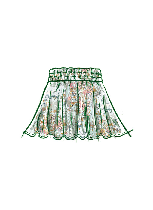 McCall's Sewing Pattern 8373 Children's and Girls' Top and Skirt from Jaycotts Sewing Supplies