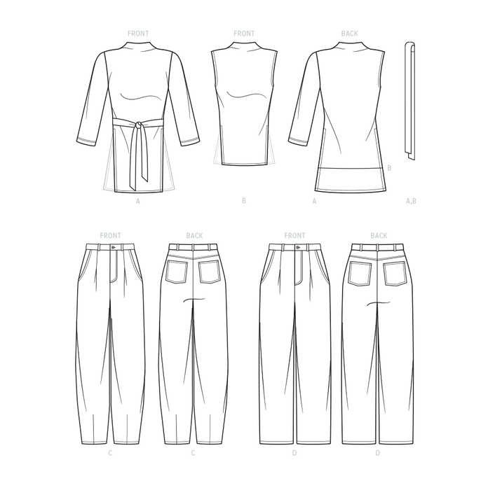Know Me sewing pattern 2002 Knit Tops and Jeans by Brittany J. Jones from Jaycotts Sewing Supplies
