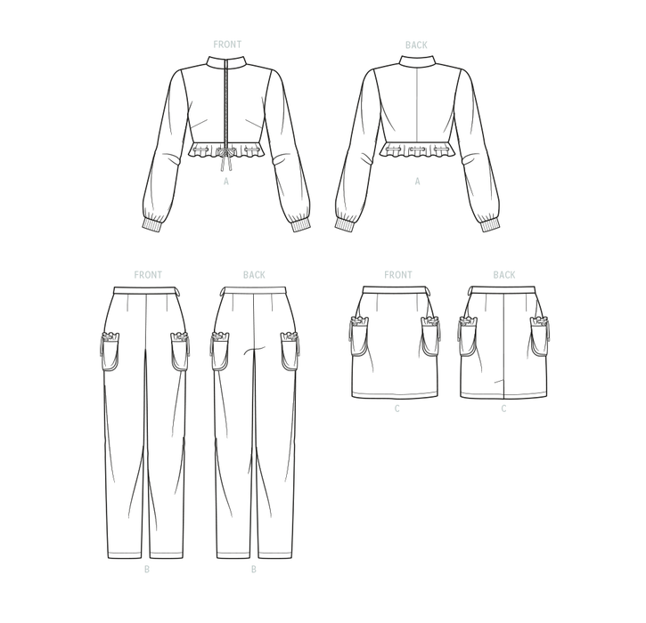 Know Me sewing pattern 2004 Misses' Jacket, Pants and Skirt by Duana M. Chandler from Jaycotts Sewing Supplies