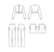 Know Me sewing pattern 2004 Misses' Jacket, Pants and Skirt by Duana M. Chandler from Jaycotts Sewing Supplies