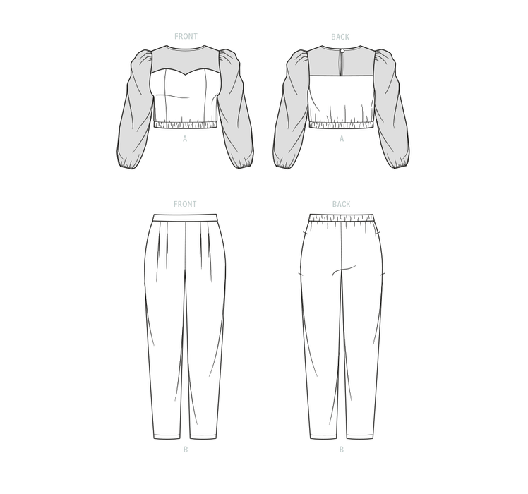 Know Me sewing pattern 2005 Women's Top and Pants by Aaronica B. Cole from Jaycotts Sewing Supplies