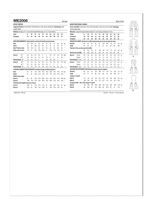 Know Me sewing pattern 2006 Misses' Dresses by The Corny Rainbow from Jaycotts Sewing Supplies