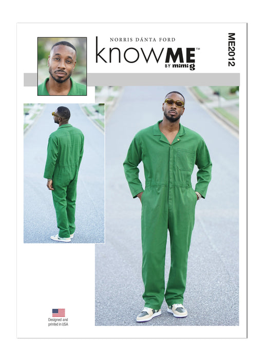 Know Me sewing pattern 2012 Men's Jumpsuit by Norris Dánta Ford from Jaycotts Sewing Supplies