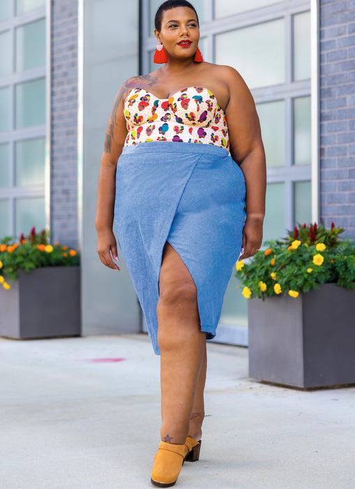 Know Me pattern 2015 Women's Lined Bustier and Skirt by Aaronica B. Cole from Jaycotts Sewing Supplies