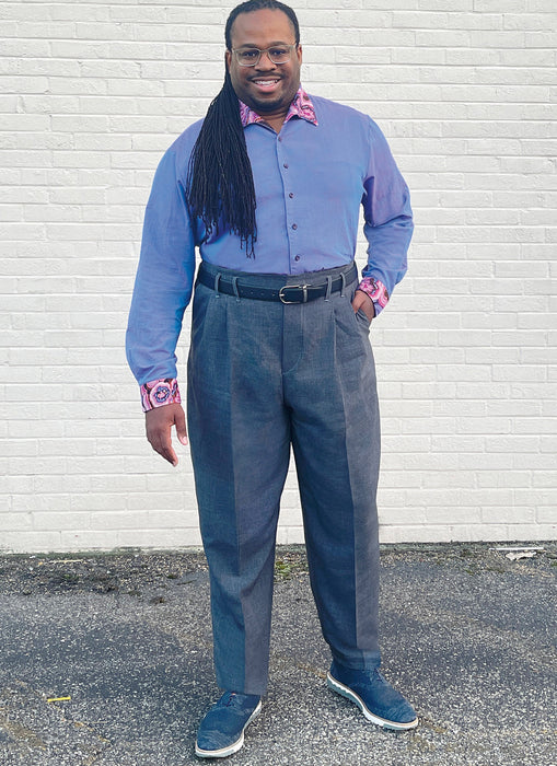 Know Me pattern 2018 Men's Shirt and Pants by Julian Creates from Jaycotts Sewing Supplies