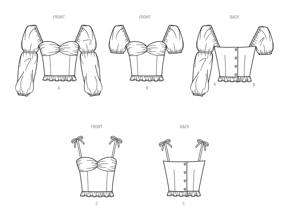 Know Me pattern 2019 Misses' Tops by Alissah Threads from Jaycotts Sewing Supplies