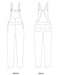 Tilly & The Buttons Mila Dungarees Pattern - 1019 from Jaycotts Sewing Supplies