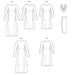 New Look Sewing Pattern 6632 Knit Empire Dresses from Jaycotts Sewing Supplies