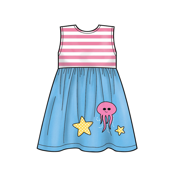 New Look 6647 Toddlers' Dresses with Appliques from Jaycotts Sewing Supplies