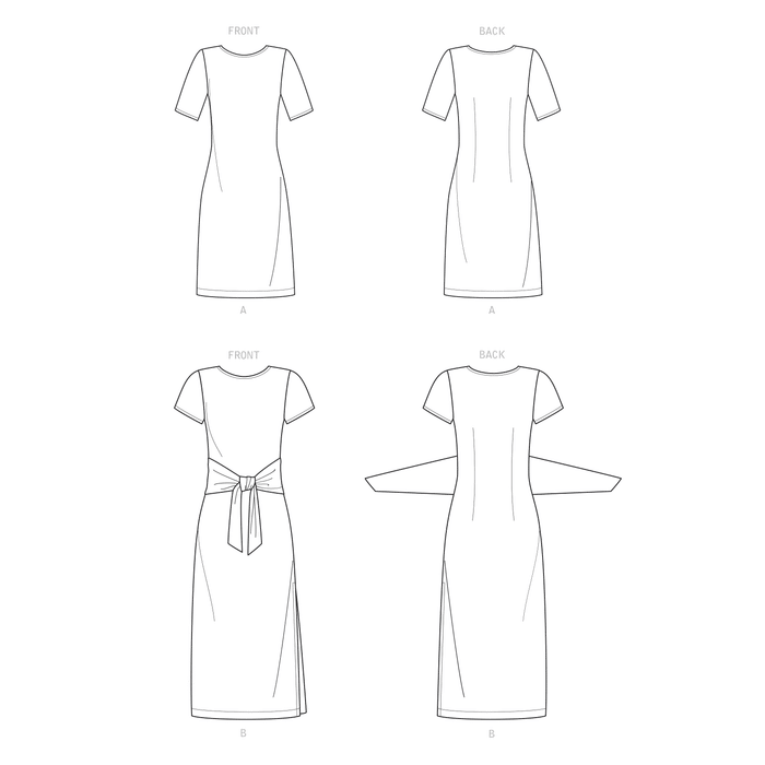 New Look Sewing Pattern 6650  Knit Dress from Jaycotts Sewing Supplies