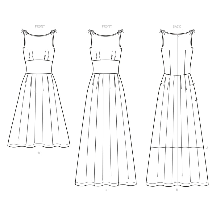 New Look Sewing Pattern 6665 Misses' Dress from Jaycotts Sewing Supplies