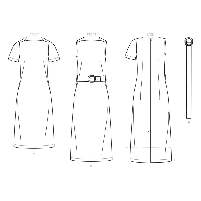 New Look Sewing Pattern 6667 Misses' Dress from Jaycotts Sewing Supplies
