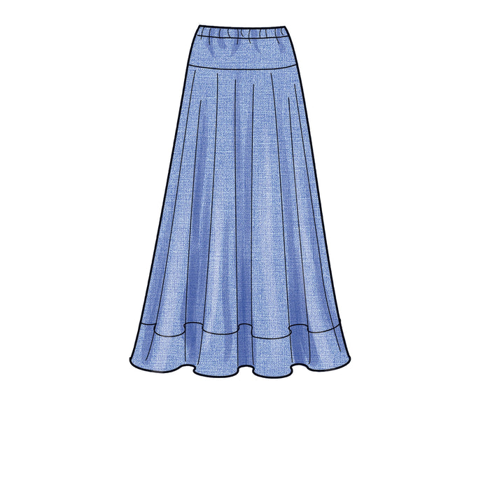 New Look Sewing Pattern 6668 Misses' Top and Skirt from Jaycotts Sewing Supplies
