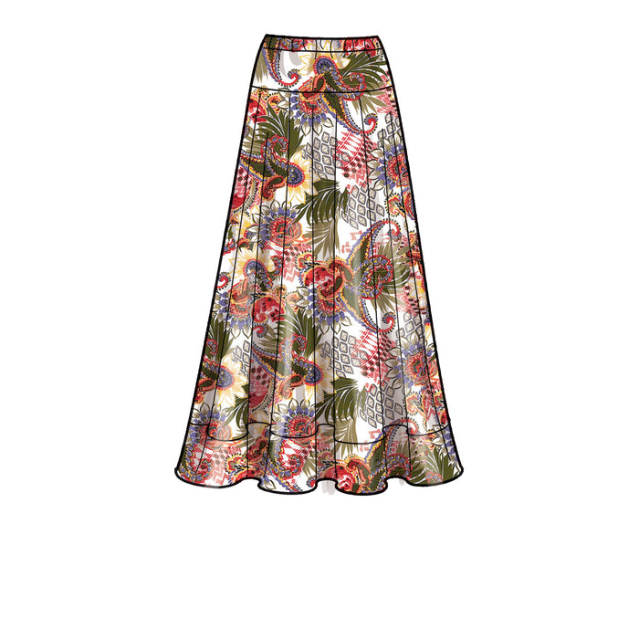 New Look Sewing Pattern 6668 Misses' Top and Skirt from Jaycotts Sewing Supplies