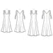 New Look Sewing Pattern 6669 Misses' Dress, designed for stretch knits from Jaycotts Sewing Supplies