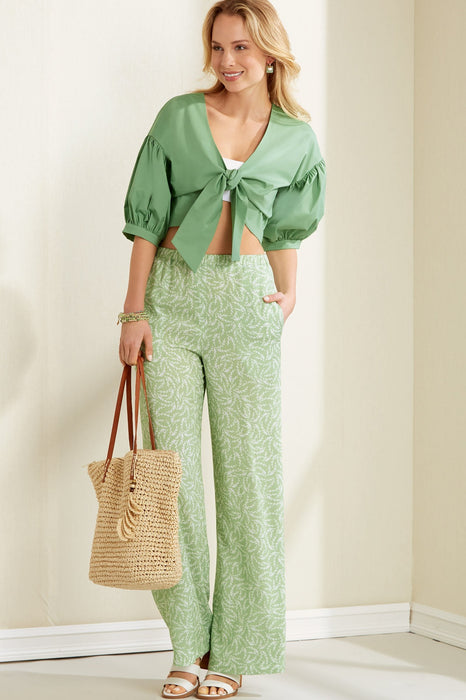 New Look Sewing Pattern 6677 Misses' Cropped Jacket and Trousers from Jaycotts Sewing Supplies