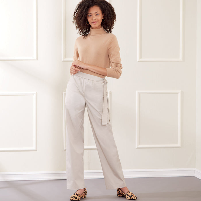New Look Sewing Pattern 6691 Slim Or Flared Trousers from Jaycotts Sewing Supplies