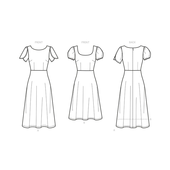 New Look Sewing Pattern 6693 Dresses from Jaycotts Sewing Supplies