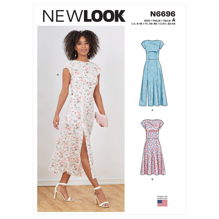 New Look Sewing Pattern 6696 Dresses from Jaycotts Sewing Supplies