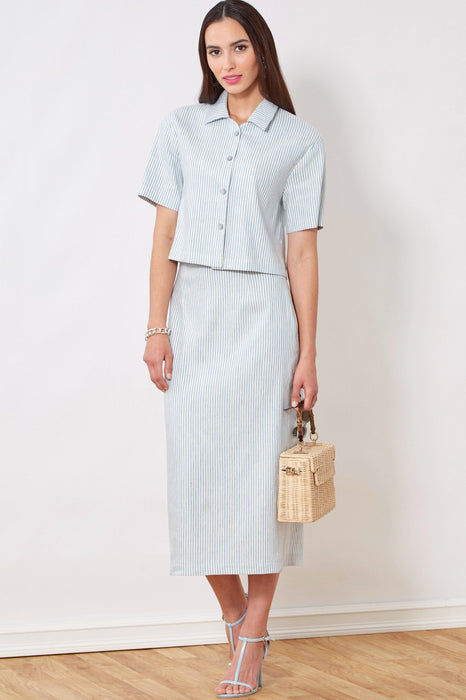 New Look Sewing Pattern 6697 Top and Skirt from Jaycotts Sewing Supplies