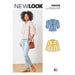 New Look Sewing Pattern 6698 Tops from Jaycotts Sewing Supplies