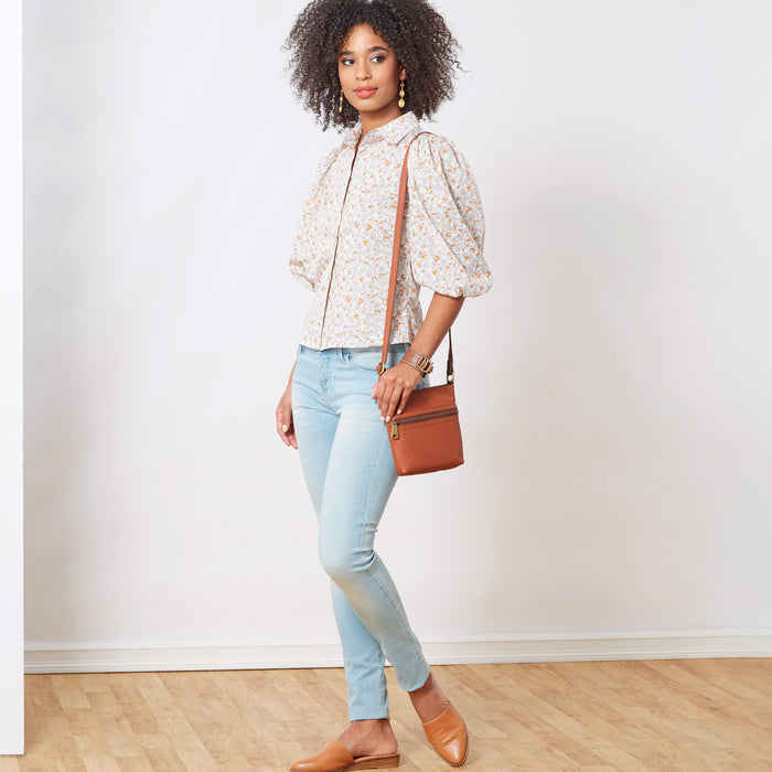 New Look Sewing Pattern 6698 Tops from Jaycotts Sewing Supplies