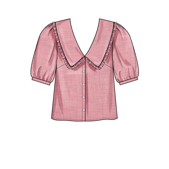 New Look Sewing Pattern 6707 Misses' Tops from Jaycotts Sewing Supplies