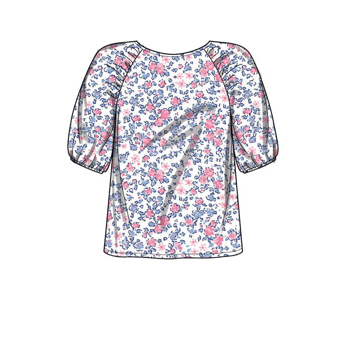 New Look Sewing Pattern 6708 Misses' Tops from Jaycotts Sewing Supplies
