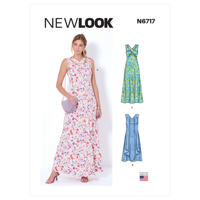 New Look sewing pattern 6717 Misses' Knit Dresses from Jaycotts Sewing Supplies