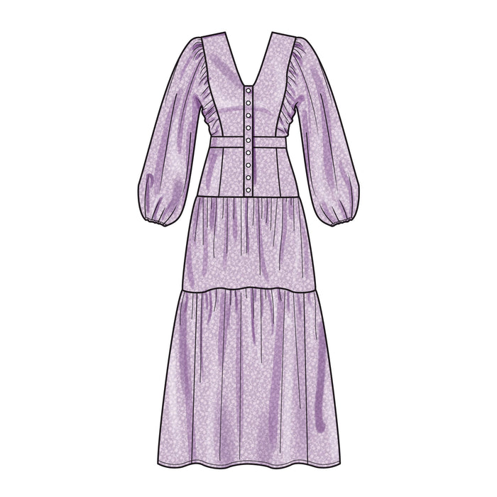 New Look sewing pattern 6718 Midi Dress from Jaycotts Sewing Supplies