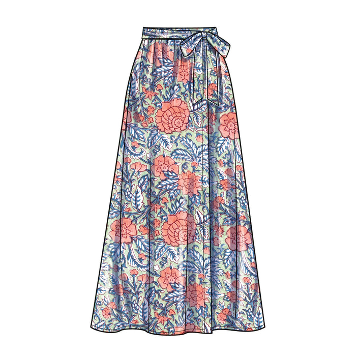 New Look sewing pattern 6722 Bra Tops and Wrap Skirt | Easy from Jaycotts Sewing Supplies