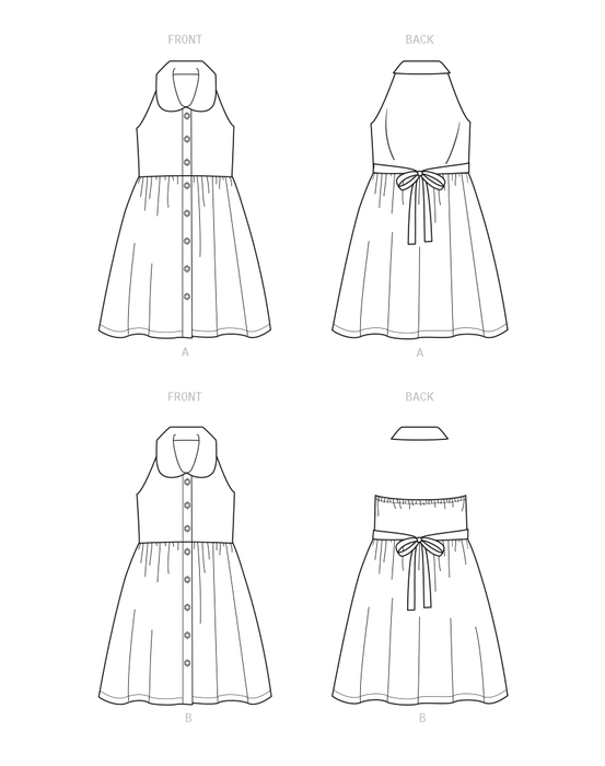 New Look sewing pattern 6727 Girls' Sundresses | Easy from Jaycotts Sewing Supplies