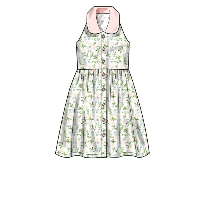 New Look sewing pattern 6727 Girls' Sundresses | Easy from Jaycotts Sewing Supplies