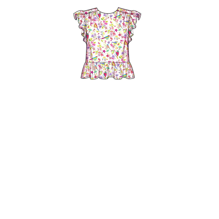 New Look sewing pattern 6732 Tops from Jaycotts Sewing Supplies