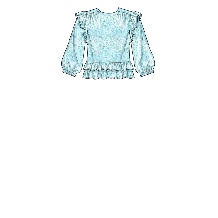 New Look sewing pattern 6732 Tops from Jaycotts Sewing Supplies