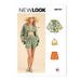New Look sewing pattern 6737 Halter Top and Shorts from Jaycotts Sewing Supplies
