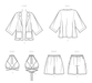 New Look sewing pattern 6737 Halter Top and Shorts from Jaycotts Sewing Supplies