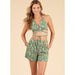 New Look sewing pattern 6737 Halter Top and Shorts from Jaycotts Sewing Supplies