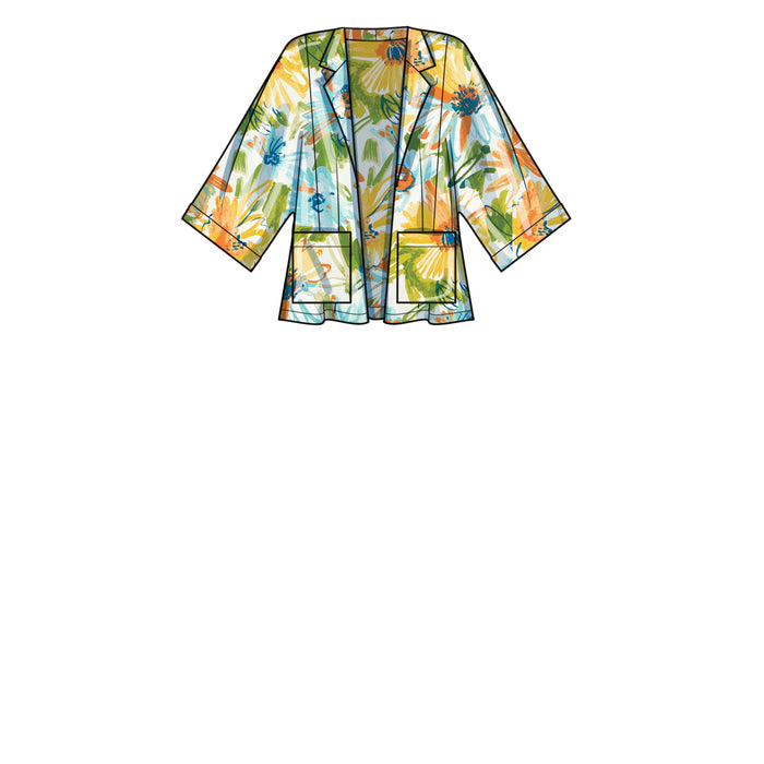 New Look sewing pattern 6737 Halter Top and Shorts from Jaycotts Sewing Supplies
