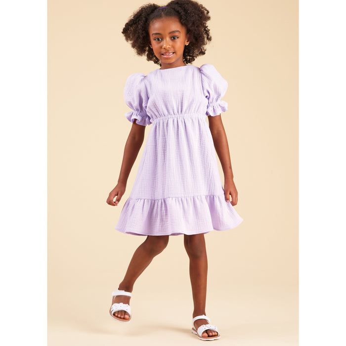 New Look sewing pattern 6739 Girls' Dress, Top and Pants from Jaycotts Sewing Supplies