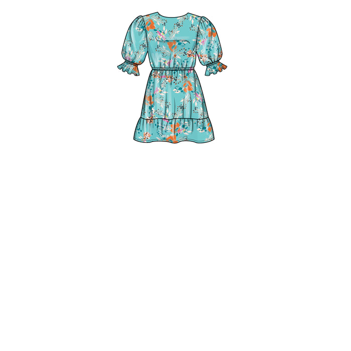 New Look sewing pattern 6739 Girls' Dress, Top and Pants from Jaycotts Sewing Supplies