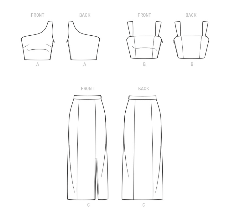 New Look Sewing Pattern 6741 Misses' Two-Piece Dresses from Jaycotts Sewing Supplies