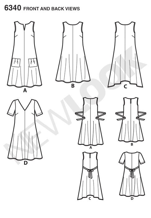 NL6340 Misses' Dress | Easy from Jaycotts Sewing Supplies