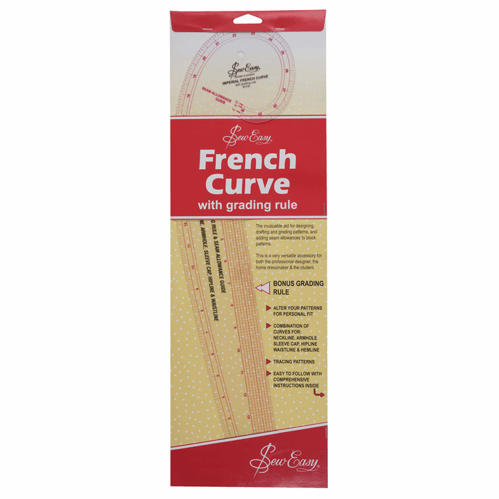 French Curve with grading rule from Jaycotts Sewing Supplies